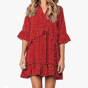 Red Polka Dot Dress